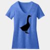 Women's Perfect Blend ® CVC V Neck Tee Thumbnail