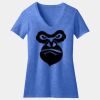 Women's Perfect Blend ® CVC V Neck Tee Thumbnail