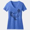 Women's Perfect Blend ® CVC V Neck Tee Thumbnail