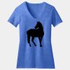 Women's Perfect Blend ® CVC V Neck Tee Thumbnail