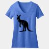 Women's Perfect Blend ® CVC V Neck Tee Thumbnail