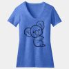 Women's Perfect Blend ® CVC V Neck Tee Thumbnail
