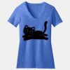 Women's Perfect Blend ® CVC V Neck Tee Thumbnail