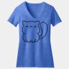 Women's Perfect Blend ® CVC V Neck Tee Thumbnail