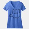 Women's Perfect Blend ® CVC V Neck Tee Thumbnail