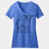 Women's Perfect Blend ® CVC V Neck Tee Thumbnail