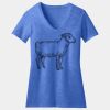 Women's Perfect Blend ® CVC V Neck Tee Thumbnail