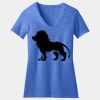 Women's Perfect Blend ® CVC V Neck Tee Thumbnail