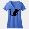 Women's Perfect Blend ® CVC V Neck Tee Thumbnail