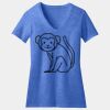 Women's Perfect Blend ® CVC V Neck Tee Thumbnail