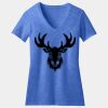 Women's Perfect Blend ® CVC V Neck Tee Thumbnail