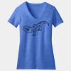 Women's Perfect Blend ® CVC V Neck Tee Thumbnail
