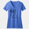 Women's Perfect Blend ® CVC V Neck Tee Thumbnail