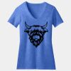 Women's Perfect Blend ® CVC V Neck Tee Thumbnail