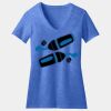 Women's Perfect Blend ® CVC V Neck Tee Thumbnail