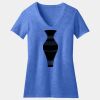 Women's Perfect Blend ® CVC V Neck Tee Thumbnail