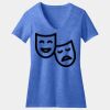 Women's Perfect Blend ® CVC V Neck Tee Thumbnail