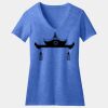 Women's Perfect Blend ® CVC V Neck Tee Thumbnail