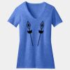 Women's Perfect Blend ® CVC V Neck Tee Thumbnail