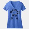 Women's Perfect Blend ® CVC V Neck Tee Thumbnail