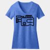 Women's Perfect Blend ® CVC V Neck Tee Thumbnail