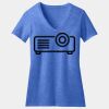 Women's Perfect Blend ® CVC V Neck Tee Thumbnail