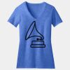 Women's Perfect Blend ® CVC V Neck Tee Thumbnail