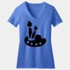 Women's Perfect Blend ® CVC V Neck Tee Thumbnail