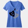 Women's Perfect Blend ® CVC V Neck Tee Thumbnail