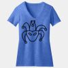 Women's Perfect Blend ® CVC V Neck Tee Thumbnail