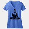 Women's Perfect Blend ® CVC V Neck Tee Thumbnail