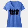 Women's Perfect Blend ® CVC V Neck Tee Thumbnail