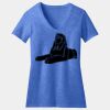 Women's Perfect Blend ® CVC V Neck Tee Thumbnail