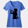 Women's Perfect Blend ® CVC V Neck Tee Thumbnail