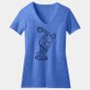 Women's Perfect Blend ® CVC V Neck Tee Thumbnail