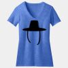 Women's Perfect Blend ® CVC V Neck Tee Thumbnail