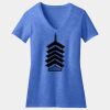 Women's Perfect Blend ® CVC V Neck Tee Thumbnail