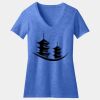 Women's Perfect Blend ® CVC V Neck Tee Thumbnail