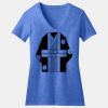 Women's Perfect Blend ® CVC V Neck Tee Thumbnail
