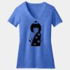 Women's Perfect Blend ® CVC V Neck Tee Thumbnail