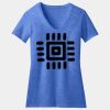 Women's Perfect Blend ® CVC V Neck Tee Thumbnail
