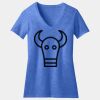 Women's Perfect Blend ® CVC V Neck Tee Thumbnail