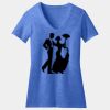 Women's Perfect Blend ® CVC V Neck Tee Thumbnail