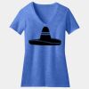 Women's Perfect Blend ® CVC V Neck Tee Thumbnail