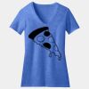Women's Perfect Blend ® CVC V Neck Tee Thumbnail