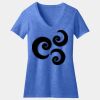 Women's Perfect Blend ® CVC V Neck Tee Thumbnail