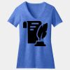 Women's Perfect Blend ® CVC V Neck Tee Thumbnail