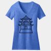 Women's Perfect Blend ® CVC V Neck Tee Thumbnail