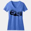 Women's Perfect Blend ® CVC V Neck Tee Thumbnail