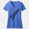 Women's Perfect Blend ® CVC V Neck Tee Thumbnail
